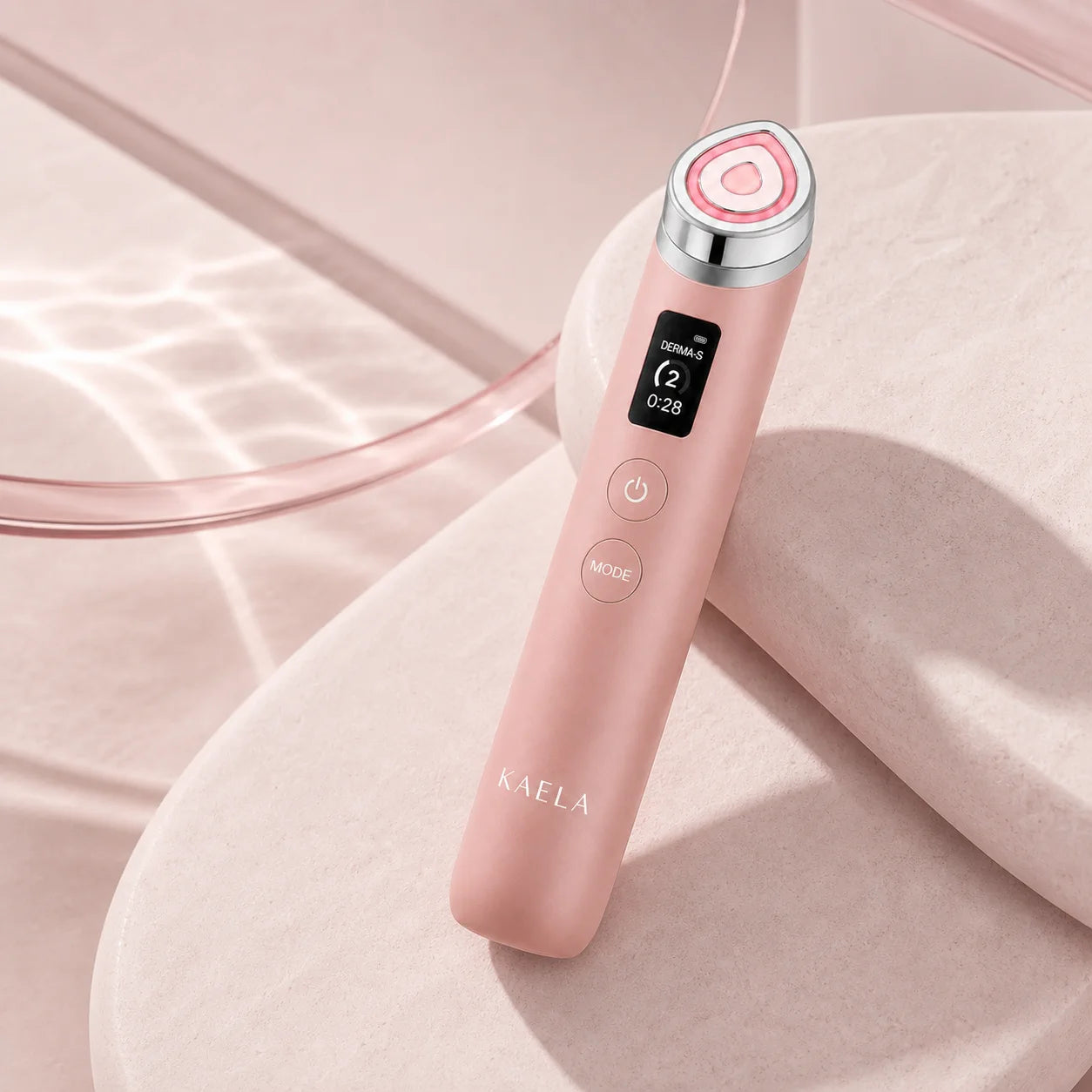Vue éditoriale du KAELA Skin Booster Pro rose